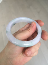 Load image into Gallery viewer, 58mm certified 100% natural type A light green/purple/yellow(FU LU SHOU) jadeite jade bangle BN84-8722
