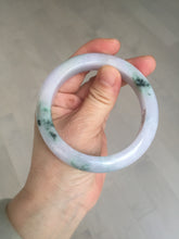 Load image into Gallery viewer, 58mm certified 100% natural type A light green/purple/yellow(FU LU SHOU) jadeite jade bangle BN84-8722
