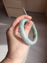 Load image into Gallery viewer, 52.3mm Certified Type A 100% Natural light green white Jadeite bangle PB290-3360