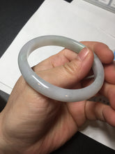 Load image into Gallery viewer, 51mm certified Type A 100% Natural green/purple/white oval Jadeite Jade bangle BM59-0262