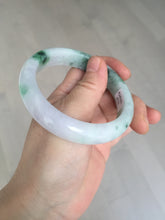 Load image into Gallery viewer, 57mm certified 100% natural type A sunny green/purple jadeite jade bangle BN83-8723