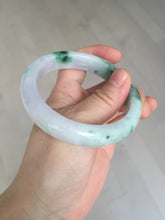 Load image into Gallery viewer, 57mm certified 100% natural type A sunny green/purple jadeite jade bangle BN83-8723
