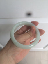 Load image into Gallery viewer, 55.5mm Certified 100% Natural type A light green Jadeite Jade bangle AX84-2843