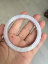 Load image into Gallery viewer, 57.5mm certified 100% natural type A light green/purple/yellow(FU LU SHOU) jadeite jade bangle BN82-8715