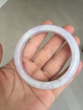 Load image into Gallery viewer, 57.5mm certified 100% natural type A light green/purple/yellow(FU LU SHOU) jadeite jade bangle BN82-8715