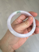 Load image into Gallery viewer, 57.5mm certified 100% natural type A light green/purple/yellow(FU LU SHOU) jadeite jade bangle BN82-8715