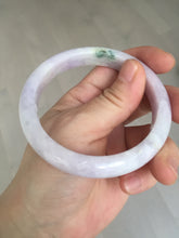 Load image into Gallery viewer, 57.5mm certified 100% natural type A light green/purple/yellow(FU LU SHOU) jadeite jade bangle BN82-8715