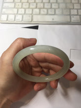 Load image into Gallery viewer, 53.6mm Certified 100% Natural icy watery Crystal Sugar Yellow White(黄冰糖) Nephrite Bangle HN156-9688