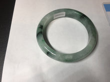 Load image into Gallery viewer, Shopify only 52.9mm Certified Type A 100% Natural green flying flowers Jadeite Jade bangle BF124-8563