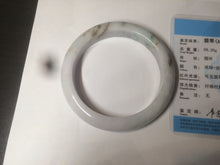 Load image into Gallery viewer, 62.6mm Certified Type A 100% Natural green/yellow/white/purple early spring mountain forest series Jadeite Jade bangle K93-0461