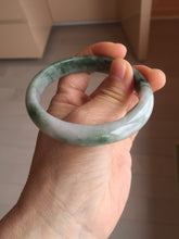 Load image into Gallery viewer, 57mm Certified 100% natural Type A light green/purple white Whispers of the Spring Breeze jadeite jade bangle PH98-5427