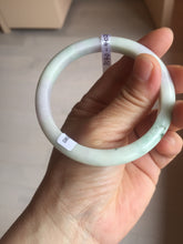 Load image into Gallery viewer, 57mm certified Type A 100% Natural green purple Jadeite Jade bangle PC40-4033