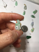 Load image into Gallery viewer, 100% Natural type A sunny green white purple yellow Jadeite Jade blessed melon pendant group PA209