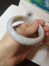 Load image into Gallery viewer, 58.5 mm Certified Type A 100% Natural yellow/light purple/green(FU LU SHOU) Jadeite Jade bangle AF79-0586