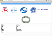 Load image into Gallery viewer, 50mm certified 100% natural Type A dark green/black oval jadeite jade bangle AM84-2870