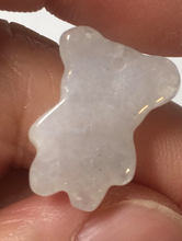 Load image into Gallery viewer, Type A 100% Natural light green white jadeite jade cute baby bear pendant BM55