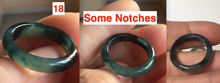 Load image into Gallery viewer, 16.3mm size5 3/4 100% natural type A icy watery green/blue icy watery Guatemala jadeite jade band ring group BP84