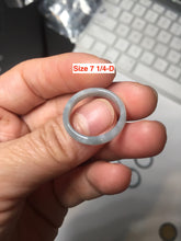 Load image into Gallery viewer, 100% natural type A green/blue/purple Guatemala jadeite jade band ring group AT111