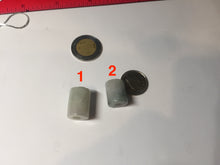 Load image into Gallery viewer, 14.5-16.7mm Type A 100% Natural white light green Jadeite Jade LuluTong (Every road is smooth) bead pendant group BP93 Add-on item