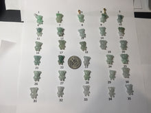 Load image into Gallery viewer, Type A 100% Natural icy watery light green sunny geen purple white clear jadeite jade cute baby bear pendant PH114 Add on item