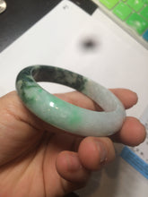 Load image into Gallery viewer, 51 mm Certified Type A 100% Natural fresh sunny green/white Jadeite Jade AX11-1655