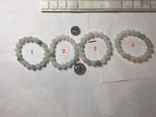 Load image into Gallery viewer, 10-10.5mm 100% natural icy watery clear white light green Quartzite beads Bracelet CB82 Add on item