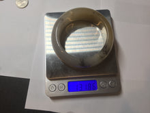 Load image into Gallery viewer, 61mm 100% natural beige/yellow/gary/brown with floating seaweeds chubby Quartzite (Shetaicui jade) bangle XY119