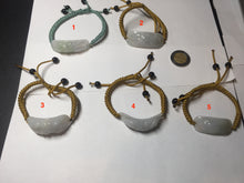 Load image into Gallery viewer, 100% natural jadeite jade carved PiXiu (貔貅) bracelet BN75