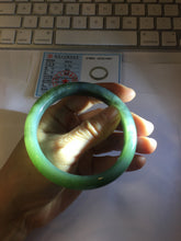 Load image into Gallery viewer, 61mm Certified 100% Natural dark Green/Gray/Black Nephrite Bangle HF137-8883