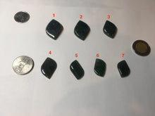 Load image into Gallery viewer, 100% natural type A Guatemala jadeite jade icy watery green black gray with flying snow Willow leaf pendant group BP64
