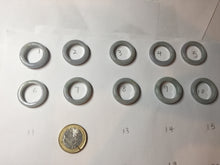 Load image into Gallery viewer, Size 6 1/2 100% natural type A light purple white jadeite band ring group AA110