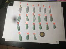 Load image into Gallery viewer, 100% natural type A icy watery sunny green/purple a pearl in my palm (apple of my eye, 掌上明珠) Jadeite jade bead AQ72