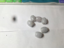 Load image into Gallery viewer, 12mm Type A 100% Natural white/light green/purple olive shape Jadeite Jade LuluTong (Every road is smooth) beads AX23 (Add on item)