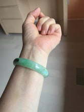 Load image into Gallery viewer, 52.9mm certified 100% natural Type A sunny green jadeite jade bangle PB163-4653