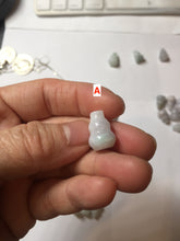 Load image into Gallery viewer, 100% natural type A 3D white/yellow/purple/brown Jadeite jade gourd ( 葫芦, 福禄) pendant PH108