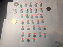 Load image into Gallery viewer, 100% Natural sunny green icy watery apple jadeite Jade beads pendant PC122 (Add on item. No sale individually)
