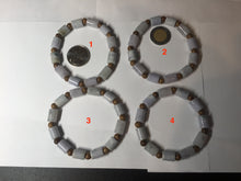 Load image into Gallery viewer, 100% natural type A green/purple jadeite jade beads bracelet group BK56