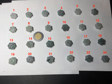 Load image into Gallery viewer, Type A 100% Natural light green/white 3D jadeite Jade flower Pendant AX148