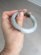 Load image into Gallery viewer, 53mm certified 100% natural Type A light green brown jadeite jade bangle AX133-7691