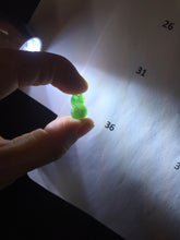 Load image into Gallery viewer, 100% Natural type A sunny green white purple yellow Jadeite Jade blessed melon pendant group PA209