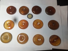 Load image into Gallery viewer, 33-34mm 100% natural icy clear red/yellow agate safety guardian donut add-on item SY26