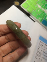 Load image into Gallery viewer, 50mm Certified Type A 100% Natural green brown black purple oval Jadeite Jade bangle AX60-7545