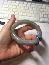 Load image into Gallery viewer, 60mm Certified Type A 100% Natural white/light purple/brown/yellow/gray (FU LU SHOU) Jadeite Jade bangle BF107-8641