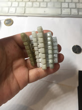 Load image into Gallery viewer, 100% Natural icy watery light green/gray Jadeite gua sha (刮痧) Jadeite jade Comb group E77 (Add on item! not sale individually)