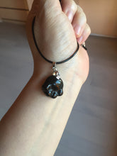 Load image into Gallery viewer, 100% Natural type A black paw Jadeite Jade pendant group BG208