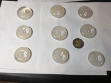 Load image into Gallery viewer, 27-32mm 100% natural icy clear light yellow/white/clear agate safety guardian donut pendant CB79