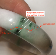 Load image into Gallery viewer, 50.5mm Certified Type A 100% Natural sunny green/purple/yellow(FU LU Shou) oval Jadeite Jade bangle AK53-1221