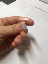 Load image into Gallery viewer, 100% Natural light purple white cabochon jadeite ring (adjustable size) PH39
