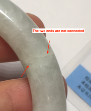 Load image into Gallery viewer, 55mm certified 100% natural type A sunny green/light green round cut jadeite jade bangle BK118-9816
