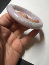 Load image into Gallery viewer, 57.5mm certified 100% natural type A light green/purple/yellow(FU LU SHOU) jadeite jade bangle BN82-8715